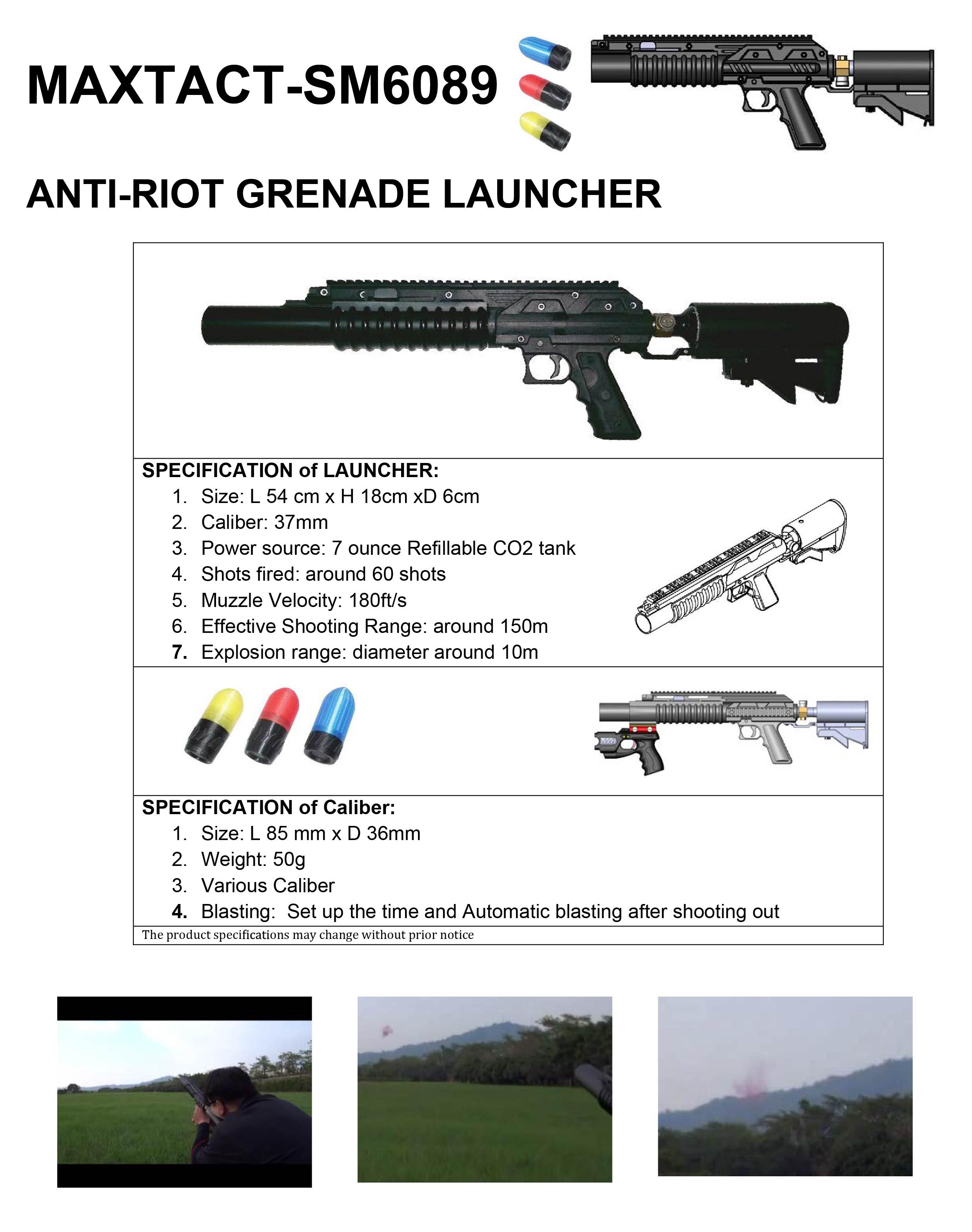 MAXTACT | Anti-Riot Grenade Launcher